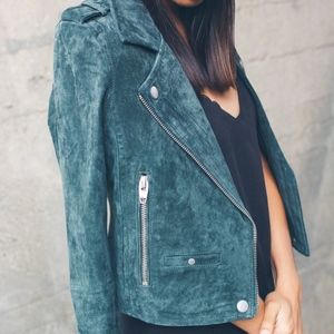 Blank NYC No Limit Suede Moto Jacket